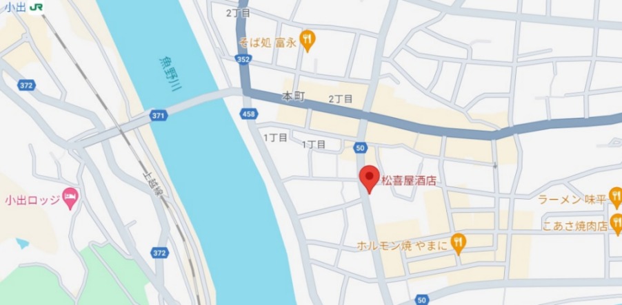 新潟県魚沼市の地図