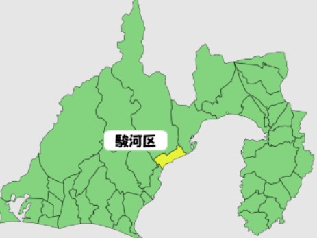 静岡市駿河区の地図