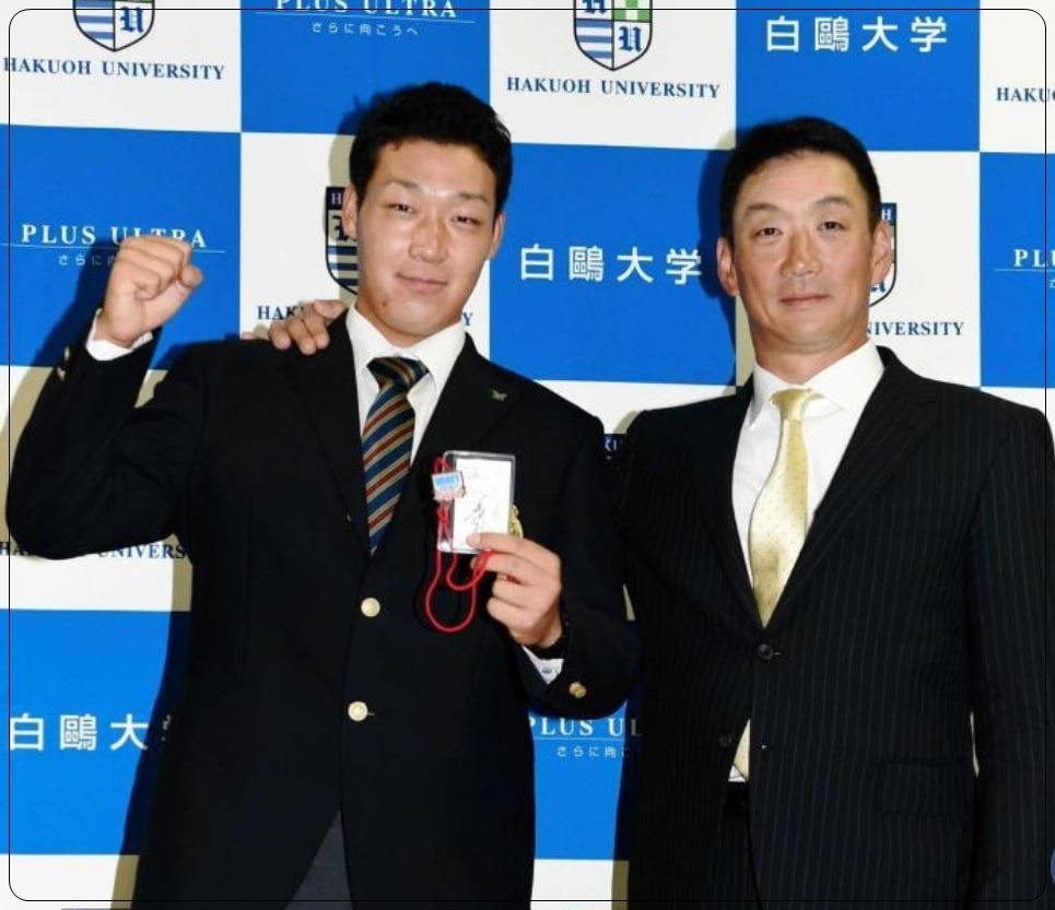 大山悠輔選手と金本監督