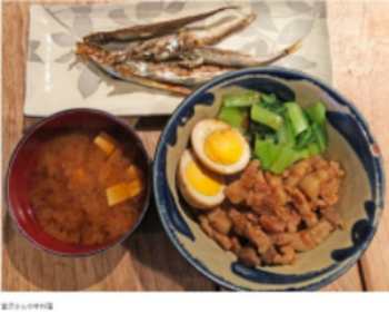 俳優の宮沢氷魚さん
父親手料理