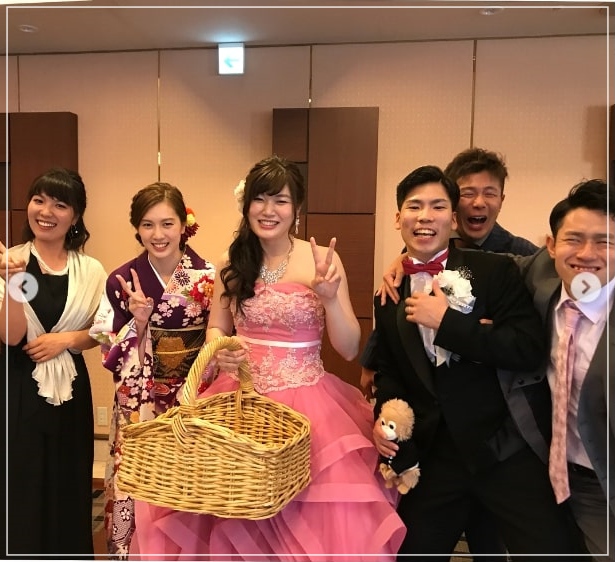 大堀彩さん姉の結婚式