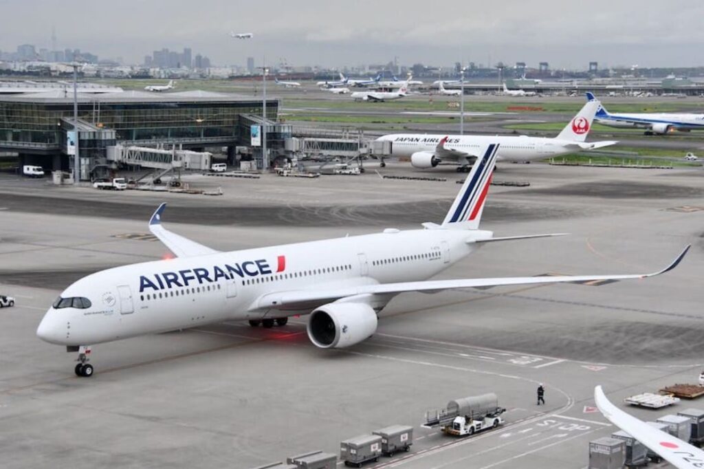 エールフランスの航空機