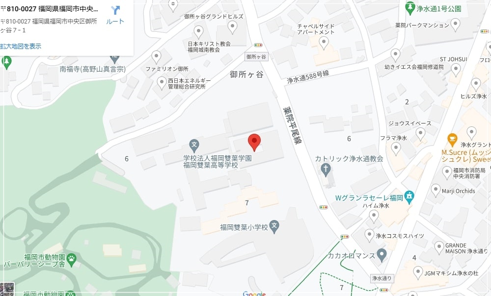 藤本万梨乃さん出身小学校地図