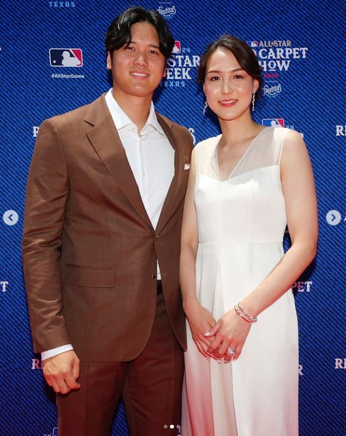 田中真美子と夫・大谷翔平