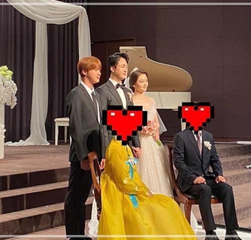 BTSジンさんの兄の結婚式